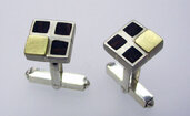 925- Silber, 585- Gelbgold, Rosenholz