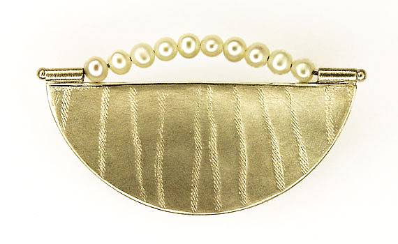 Brooches/Pins - 925- Silber, Süßwasserzuchtperlen
