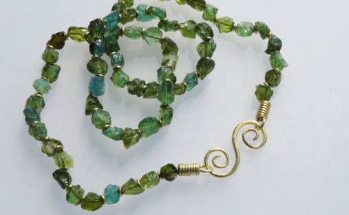 Turmaline, 750- Gold