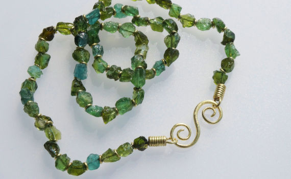 Turmaline, 750- Gold